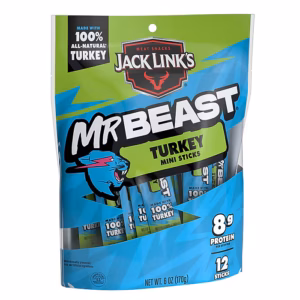 Jack Link’s Mini Savory Herb Turkey Meat Stick, 6 oz., 12 Sticks/Pack