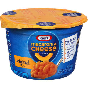 Kraft EasyMac Cups Microwavable - Original - 2.05 oz Cup - 10 / Carton
