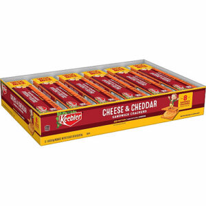 Keebler® Cheese Crackers with Cheddar Cheese Cheddar Cheese - 1.80 oz - 12 / Box