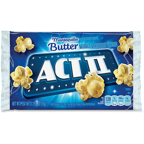 ACT II Microwave Popcorn Butter - 2.75 oz - 36 / Carton