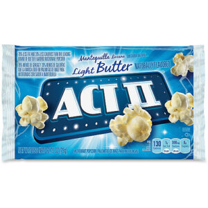 ACT II Microwave Popcorn Bulk Box Microwavable - Light Butter - 2.75 oz - 36 / Carton