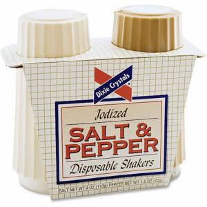 Hormel Dixie Crystals Salt & Pepper Shakers Set Salt, Pepper - 2 / Pack