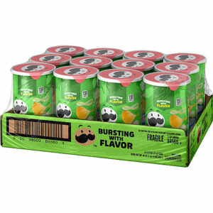 Pringles® Sour Cream & Onion Sour Cream, Onion - 1 Serving Can - 2.50 oz Can - 12 / Carton