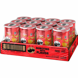 Pringles Original Original - 1 Serving Can - 2.38 oz Can - 12 / Carton