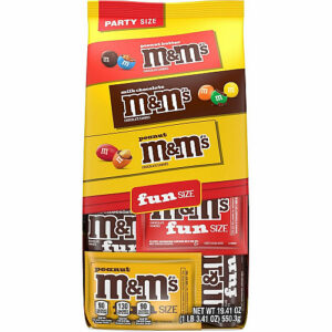 M&M's Chocolate Candies Lovers Variety Bag Milk Chocolate, Peanut Butter, Caramel Pack - 1 Each