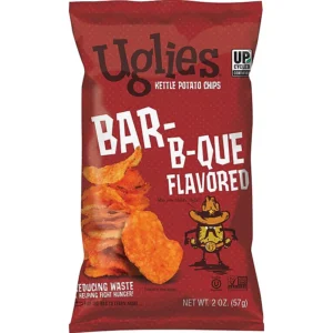 Uglies Gluten-Free Barbecue Kettle Potato Chips, 2 oz., 24 Bags/Carton