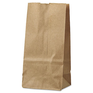 General Grocery Paper Bags, #2 Size, 4.31" x 2.44" x 7.88", Natural, 500/Bundle