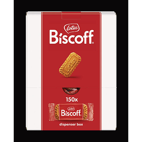 Biscoff Cookies Dispenser Box, Caramel Cookie, 0.22 oz Bag, 150/Carton