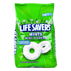 LifeSavers Hard Candy Mints, Party Size, Wint-O-Green, Individually Wrapped, 44.93 oz Bag