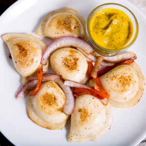 CHEEMO 6 lb. Three Cheese Pierogies - 2/Case