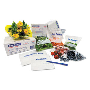 Inteplast Group Food Bags, 1.13 gal, 8" x 3" x 15", Clear, 1,000/Carton