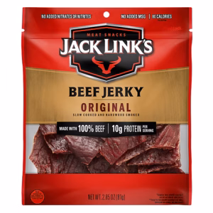 Jack Link’s Original Beef Jerky, 2.85 oz., 8/Carton