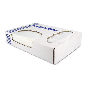 Heritage Linear Low-Density Can Liners, 16 gal, 0.35 mil, 24" x 32", Clear, 1,000/Carton