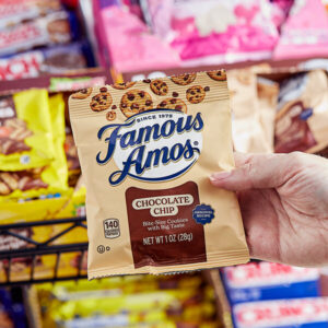Famous Amos Chocolate Chip Cookie Snack Pack 1 oz. - 48/Case