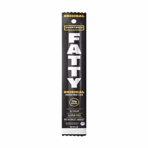 FATTY Original Smoked Beef Meat Stick, 2 oz., 20/Box