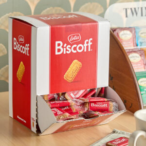 Lotus Biscoff Individually Wrapped Cookie Dispenser Box 150-Count 0.22 oz.