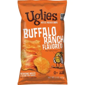 Uglies Gluten-Free Buffalo Ranch Kettle Potato Chips, 2 oz., 24 Bags/Carton