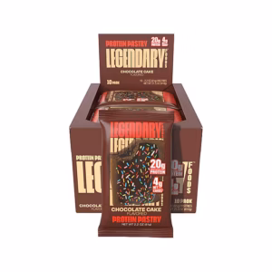 Legendary Foods Chocolate Cake Protein Pastry, 2.2 oz., 10/Box