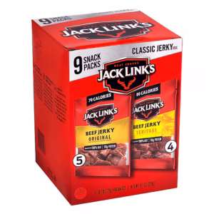 Jack Link's Variety Pack Beef Jerky, 0.9 oz., 9/Pack
