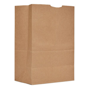 General Grocery Paper Bags, #1/6 BBL Size, 12" x 7" x 17", Natural, 500/Bundle