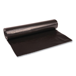 Boardwalk® 45 Gallon Black Garbage Bags, 40x46, 1.2mil, 100 Bags, BWK517