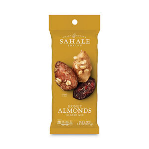 Sahale Snacks Glazed Mixes, Honey Glazed Almond, 1.5 oz, 18/Carton