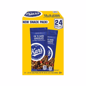 Kars Peanut Butter 'N Dark Chocolate Gluten-Free Trail Mix, 1.25 oz., 24/Box