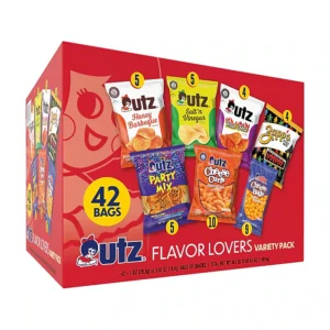 Utz Flavor Lovers Gluten Free Variety Pack, 38.5 oz., 42 Bags/Carton