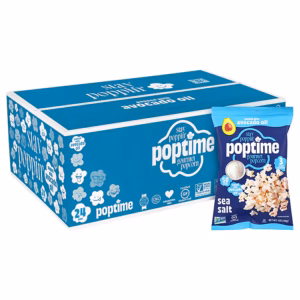 Poptime Avo Sea Salt Popcorn, 1 oz., 24/Pack