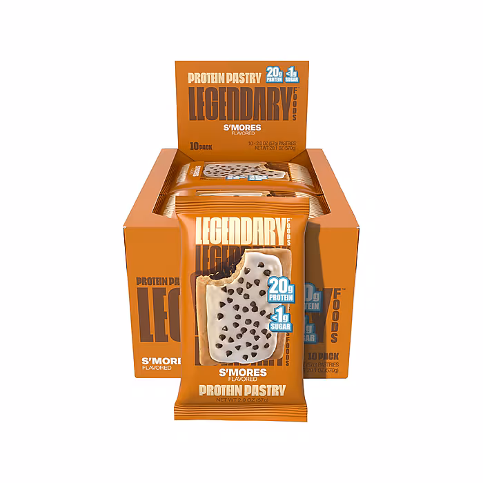 Legendary Foods S'mores Protein Pastry, 2 oz., 10/Box