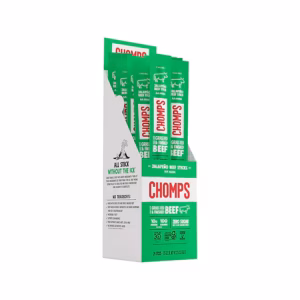 Chomps Jalapeno Beef Meat Stick, 1.15 oz., 24/Box