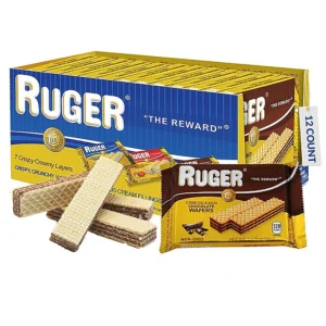 Ruger Chocolate Wafers, 2.125 oz., 12 Packs/Box