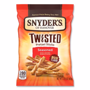 Snyder's Twisted Seasoned Pretzel Sticks, 2.25 oz. Bag, 36 Bags/Carton