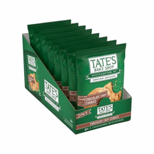 Tate's Bake Shop Chocolate Chip Cookies, 1 oz, 32/Carton