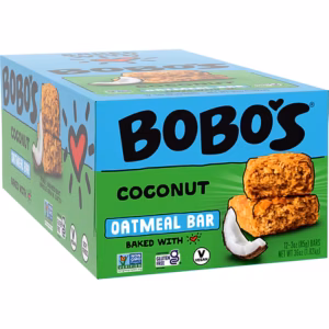 Bobo's Gluten-Free Coconut Oat Bar, 36 oz., 12 Bars/Box