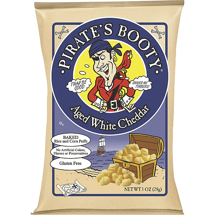 Pirate's Booty Baked White Cheddar Rice/Corn Puffs