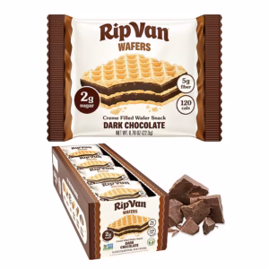 Rip Van Dark Chocolate Wafers, 0.78 oz., 16 Packs/Box