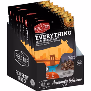 Field Trip Everything Bagel Beef Jerky, 1 oz., 12/Box