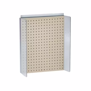 Azar Displays 16" x 20.25" Pegboard Powerwing Display Almond
