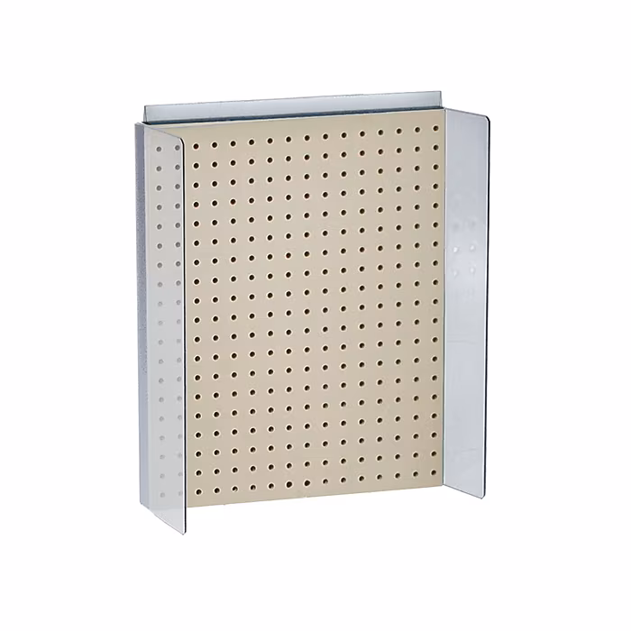 Azar Displays 16" x 20.25" Pegboard Powerwing Display Almond