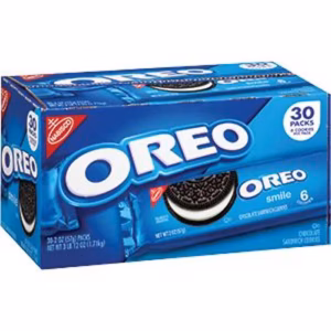 Nabisco Oreo Chocolate Sandwich Cookies, 2 oz., 30 Packs/Box