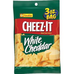 Sunshine® Cheez-It® Crackers, White Cheddar, 3 oz. Bags, 6 Bags/Box
