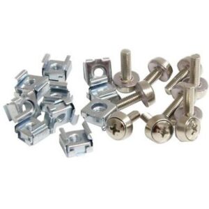 StarTech Mounting Screws and Cage Nuts For Server Rack Cabinet, 100/Pack