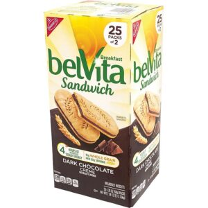 BelVita Sandwich Chocolate Breakfast Bar, 1.76 oz., 25 Bars/Box