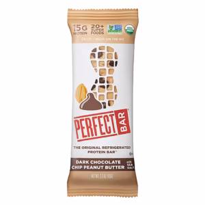 Perfect Snacks Gluten Free Dark Chocolate and Peanut Butter Protein Bar, 2.3 oz., 16 Bars/Box