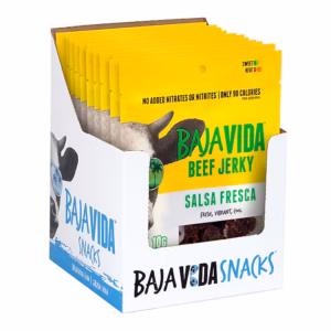 Baja Vida Salsa Fresca Beef Jerky Snack Pack, 1.0 oz., 12/Pack