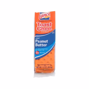 Lance Toast Chee Crackers, Peanut Butter, 1.5 Oz., 24/Box