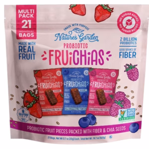 Nature's Garden Probiotic FruiChia Variety Pack Snacks, 0.7 oz., 21 pk.