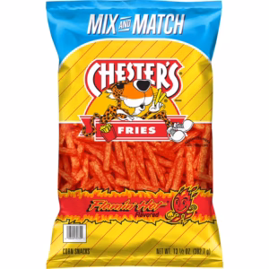 Chester's Fries Flamin' Hot Corn & Potato Snacks, 13.5 oz.