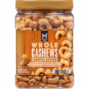 Member's Mark Lightly Salted Whole Cashews, 33 oz.